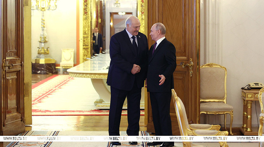 Александр Лукашенко и Владимир Путин