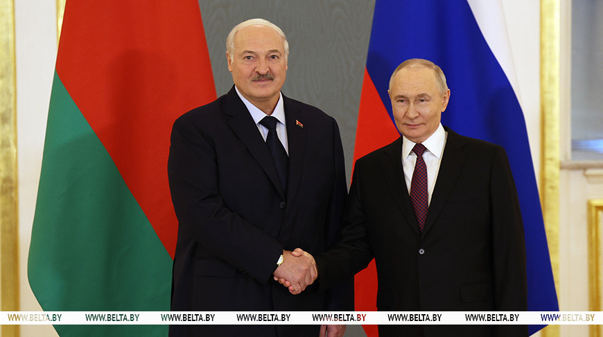 Александр Лукашенко и Владимир Путин