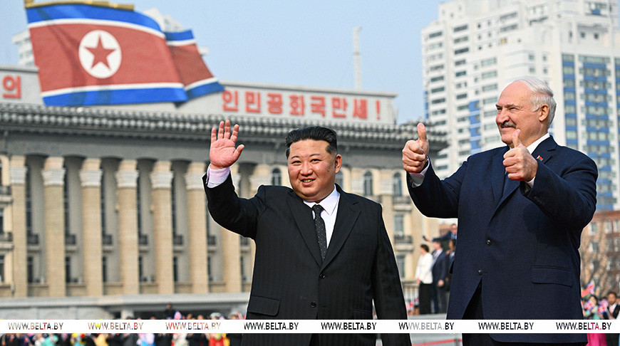 Ким Чен Ын и Александр Лукашенко