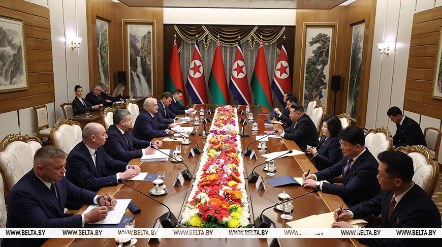 Ким Чен Ын и Александр Лукашенко