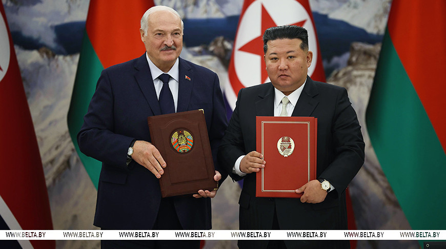 Александр Лукашенко и Ким Чен Ын