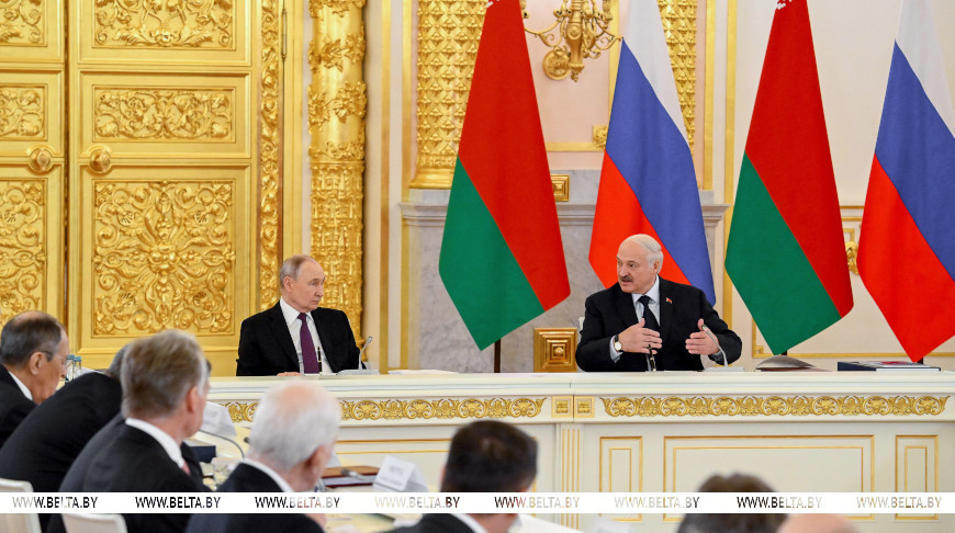 Во время заседания Высшего государственного совета Союзного государства