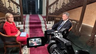 Екатерина Абрамова и Юрий Селиверстов. Фото посольства Беларуси в России