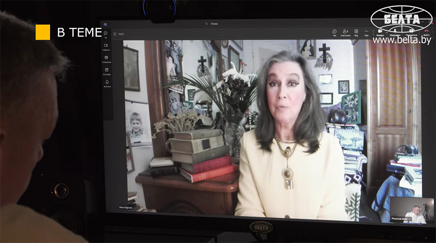 Елена Кондратьева-Сальгеро. Скриншот видео