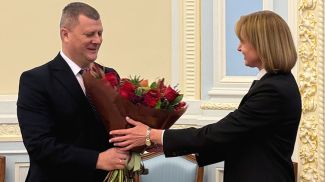 Юрий Селиверстов и Наталья Петкевич. Фото Посольства Республики Беларусь в Российской Федерации