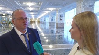 Василий Герасимов. Скриншот видео телеканала "Беларусь 1"