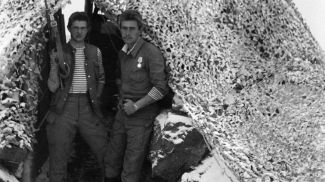 Дмитрий Сенько вместе с боевым товарищем Евгением Шевцовым