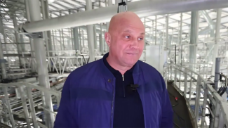 Олег Салтовский. Скриншот видео телканала "Беларусь 5"