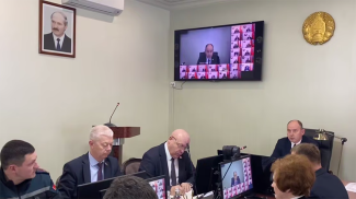 Скриншот видео Минского облисполкома