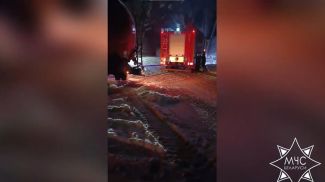 Скриншот видео Гродненского областного управления МЧС