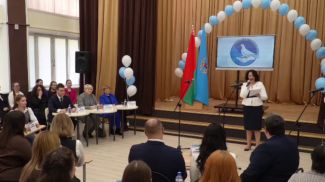 Скриншот видео телеграм-канала  "Видно. Минск" 