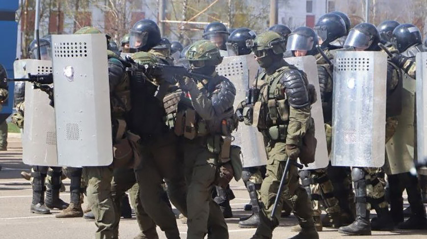 Командно-штабные учения МВД прошли в Витебске