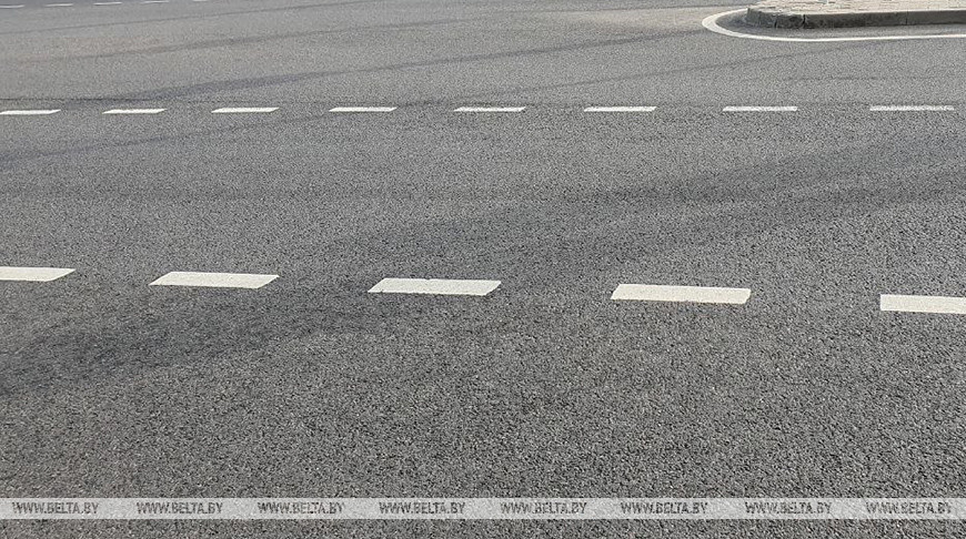 Дорожную разметку нанесут на двух участках в Минске