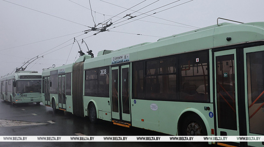 В Минске возобновлено движение троллейбусов на улице Кунцевщина