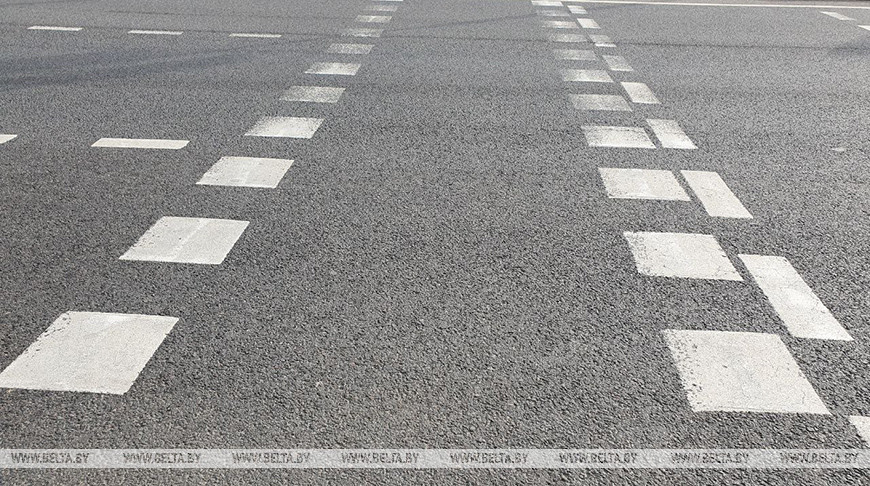 В Минске 28 апреля дорожную разметку нанесут на 21 участке дорог