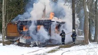Скриншот видео Витебского областного управления МЧС