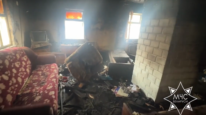 Скриншот видео Гродненского областного УМЧС