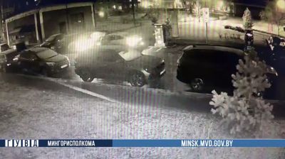 Скриншот видео ГУВД Мингорисполкома