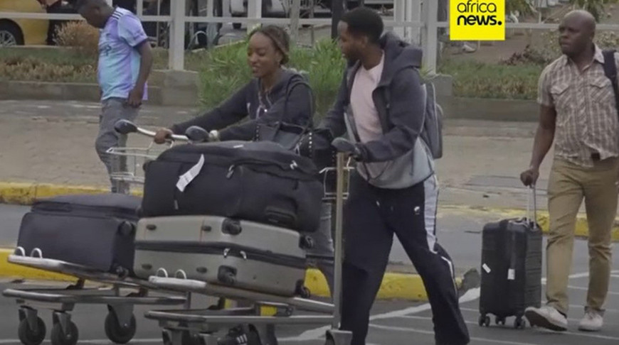 Скриншот видео Africanews