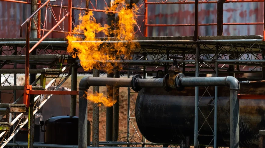 Крупный пожар произошел на НПЗ в Австралии