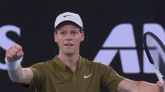 Янник Синнер. Скриншот видео ausopen.com