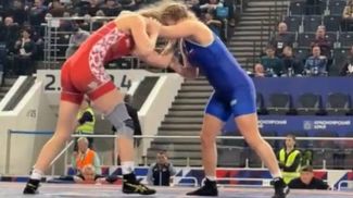 Скриншот видео Белорусской федерации борьбы