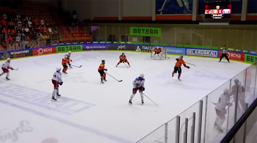 Скриншот видео ХК "Шахтер-Солигорск"