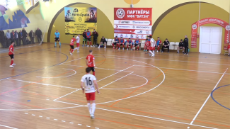 Скриншот видео Белорусской ассоциации мини-футбола