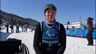 Лидия Лобан. Скриншот видео Минспорта