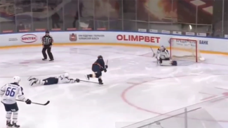 Скриншот видео ХК "Металлург"