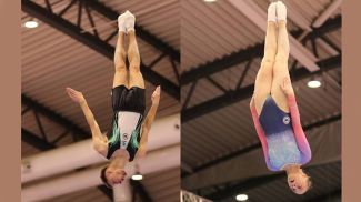 Иван Литвинович и Яна Лебедева. Фото Белорусской ассоциации гимнастики