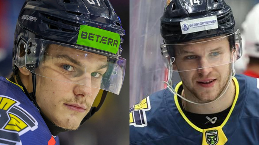Егор Бориков и Сергей Кузнецов. Фото belarushockey.com