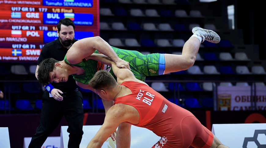 Борец Кот выиграл бронзу юношеского первенства Европы в Болгарии