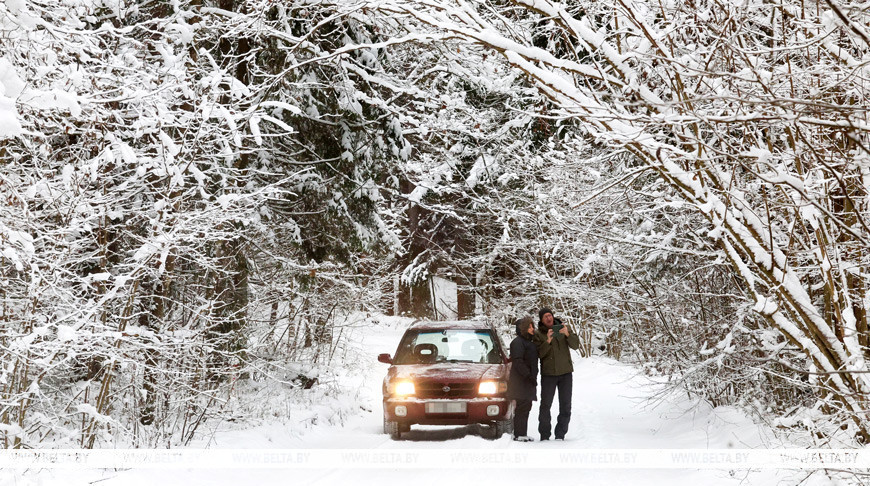 4 января 2026 года. Зима в Могилевском районе. Фото Олега Фойницкого.