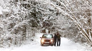 4 января 2026 года. Зима в Могилевском районе. Фото Олега Фойницкого.
