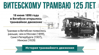 Витебскому трамваю 125 лет