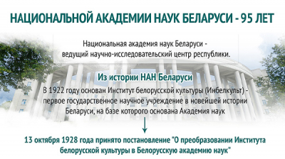 Национальной академии наук Беларуси - 95 лет