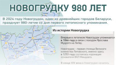 Новогрудку 980 лет