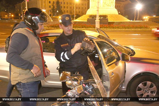 ГАИ Минска проводит рейды по контролю за соблюдением правил мотоциклистами