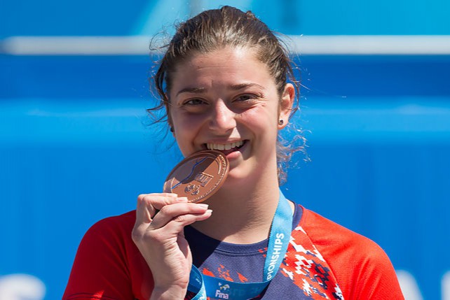 Яна Нестерова завоевала вторую медаль для белорусов на ЧМ по водным видам спорта