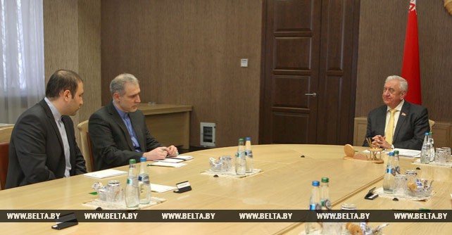 Мясникович встретился с послом Ирана