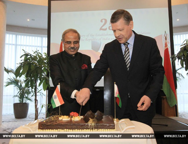 Торжественный прием по случаю 25-летия дипотношений между Индией и Беларусью прошел в Минске