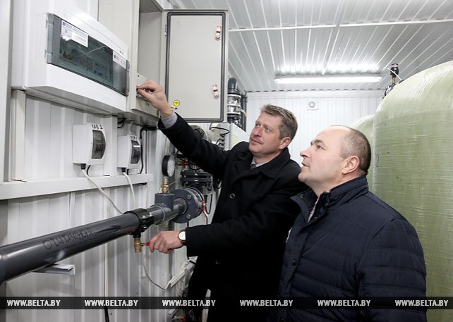 Две новые станции обезжелезивания открылись в Витебском районе