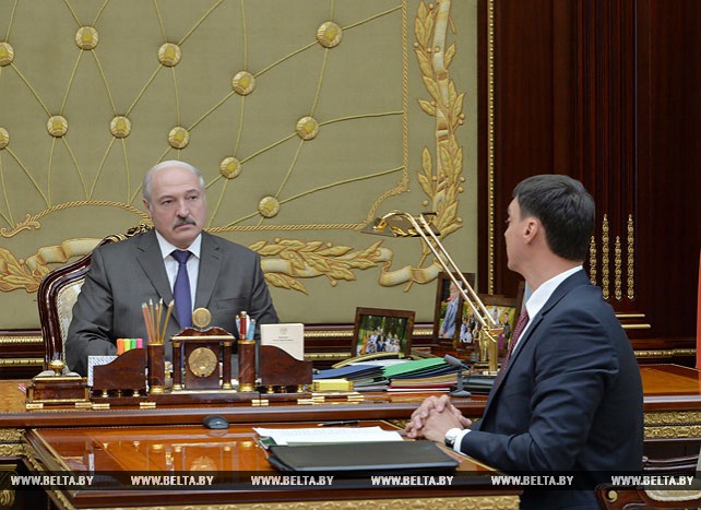 Лукашенко встретился с министром по налогам и сборам Сергеем Наливайко