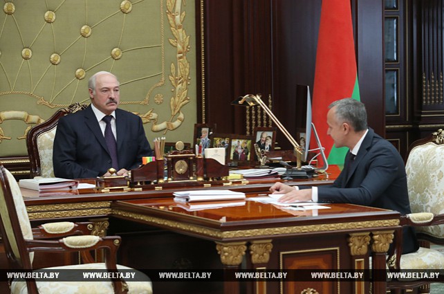 Лукашенко провел рабочую встречу с первым вице-премьером Василием Матюшевским