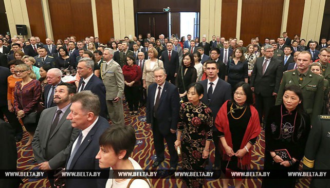 Торжественный прием по случаю Дня 68-летия образования Китайской Народной Республики в Минске