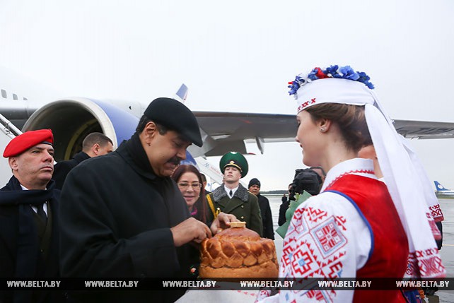 Мадуро прибыл с официальным визитом в Беларусь