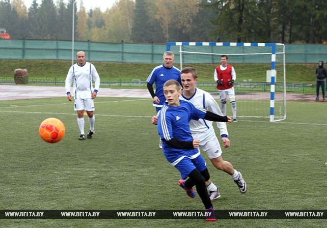 Турнир по мини-футболу "Вместе к победе" проходит в Минском районе