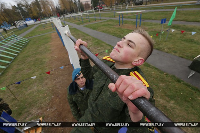 Команда минских суворовцев выиграла соревнования "Юный спецназовец"