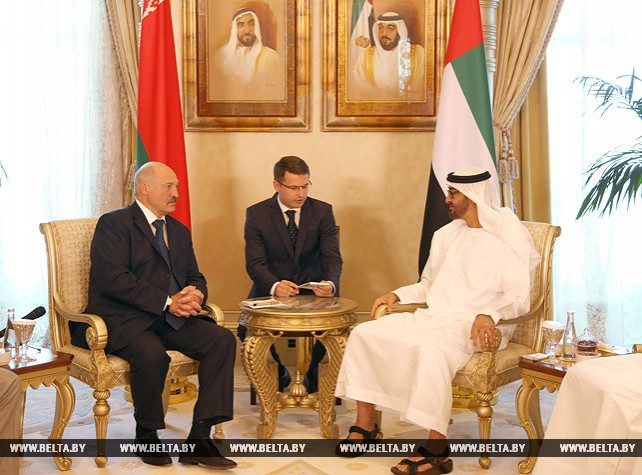 Лукашенко обсудил с Наследным принцем Абу-Даби развитие белорусско-эмиратских отношений